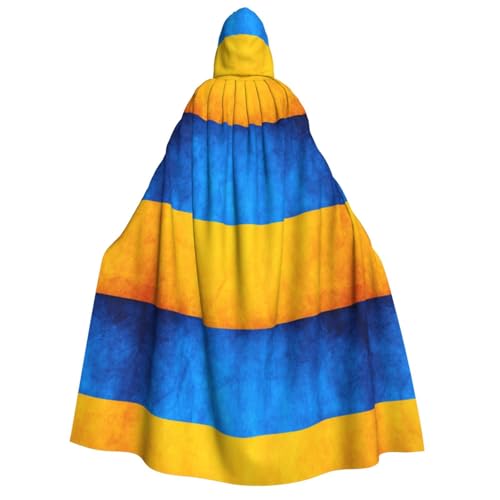 LNNIUK Ukrainischer Flaggenaufdruck, Zauberer, Kapuzenmantel, Umhang für Damen, Halloween, Hexe, Vampir, Zauberer, Rabe LNNIUK Ukrainischer Flaggenaufdruck, Zauberer, Kapuzenmantel, Umhang für Damen, Halloween, Hexe, Vampir, Zauberer, Rabe von LNNIUK