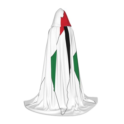 LNNIUK Umhang mit Palästina-Flagge, mittelalterlicher Kapuzenumhang, Halloween, Renaissance-Kostüm, Wikinger-Stil, Ranger-Umhang, Uni LNNIUK Umhang mit Palästina-Flagge, mittelalterlicher Kapuzenumhang, Halloween, Renaissance-Kostüm, Wikinger-Stil, Ranger-Umhang, Uni von LNNIUK