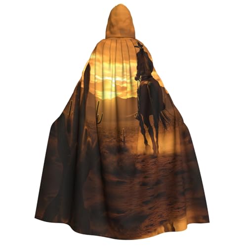 LNNIUK West-Wüstenkaktus mit Cowboys, Reitpferde, 2-Druck, Zauberer, Kapuzenumhang für Damen, Halloween, Hexe, Vampir, Zauberer, Rabe LNNIUK West-Wüstenkaktus mit Cowboys, Reitpferde, 2-Druck, Zauberer, Kapuzenumhang für Damen, Halloween, Hexe, Vampir, Zauberer, Rabe von LNNIUK
