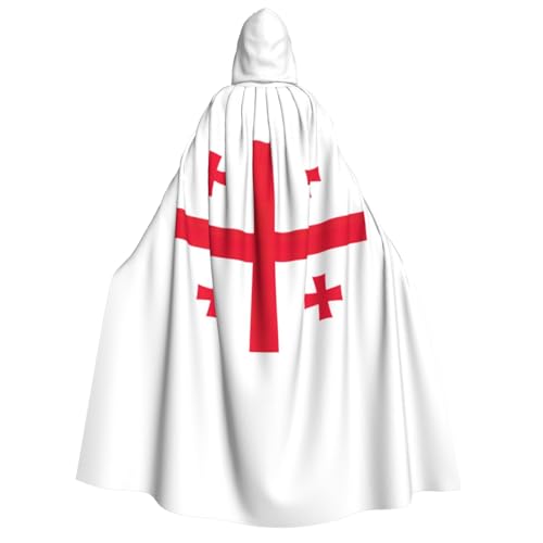 LNNIUK Zauberer Kapuzenmantel mit Flagge von Georgia, für Damen, Halloween, Hexe, Vampir, Zauberer, Rabe LNNIUK Zauberer Kapuzenmantel mit Flagge von Georgia, für Damen, Halloween, Hexe, Vampir, Zauberer, Rabe von LNNIUK