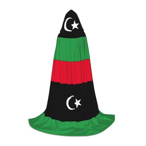 Umhang mit Libysche Flagge, mittelalterlicher Kapuzenumhang, Halloween, Renaissance-Kostüm, Wikinger-Stil, Rangerumhang, Uni Umhang mit Libysche Flagge, mittelalterlicher Kapuzenumhang, Halloween, Renaissance-Kostüm, Wikinger-Stil, Rangerumhang, Uni von LNNIUK