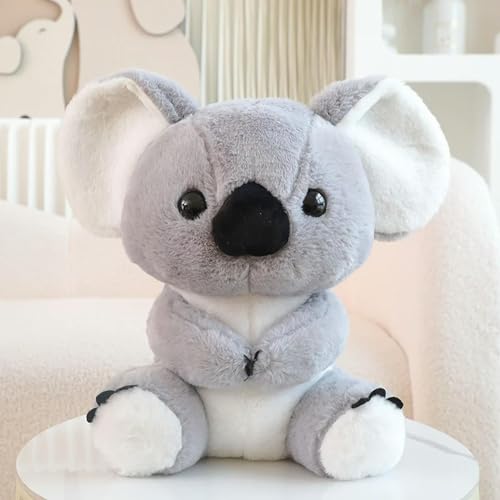 LNNLOO Niedliche Koala Plüschtier weiches Plüschtier Kawaii Flauschige Bärenform Puppenkissen Kinder Geschenk Geburtstag 32cm 1 von LNNLOO