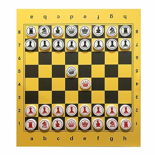 LNNLOO Schach Magnet Schach Set, Befestigt An Der Wand Schach Lehren Schach Tuch,Stration Schach Set Mit Aufbewahrungstasche Für Bildung/B/80 * 90Cm LNNLOO Schach Magnet Schach Set, Befestigt An Der Wand Schach Lehren Schach Tuch,Stration Schach Set Mit Aufbewahrungstasche Für Bildung/B/80 * 90Cm von LNNLOO