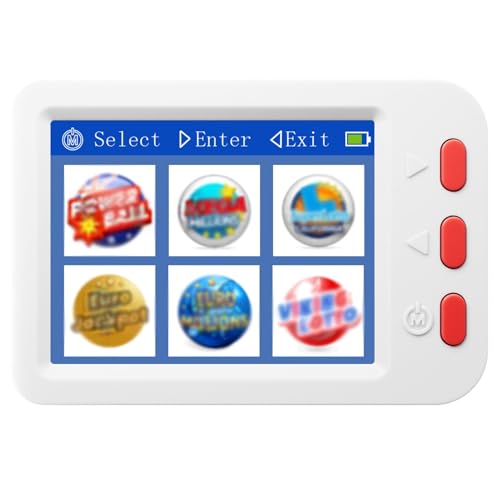 LNOYGN Elektrische Lotto-Kugel-Maschine, USB wiederaufladbare AI Lotterie Nummer Picker Handheld, Zufallszahlen-Generator für Jede Lottozahl Picking Game LNOYGN Elektrische Lotto-Kugel-Maschine, USB wiederaufladbare AI Lotterie Nummer Picker Handheld, Zufallszahlen-Generator für Jede Lottozahl Picking Game von LNOYGN