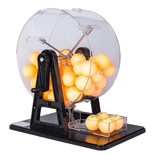 LNQKJXIIA Bingokäfig-Set aus Acryl mit 50 Kugeln – Manuelle Lotteriemaschine for Casinos, Einkaufszentren, große Gruppen und Familienspiele LNQKJXIIA Bingokäfig-Set aus Acryl mit 50 Kugeln – Manuelle Lotteriemaschine for Casinos, Einkaufszentren, große Gruppen und Familienspiele von LNQKJXIIA