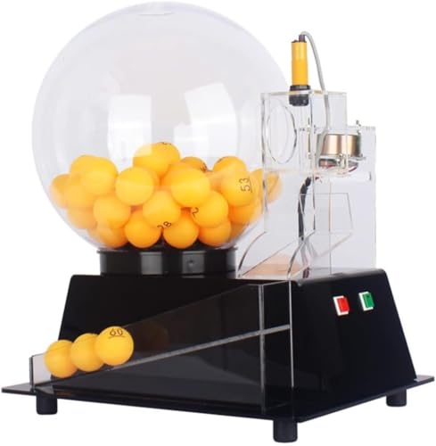 LNQKJXIIA Elektrische automatische Lotteriemaschine – große Trommel aus klarem Acryl mit Bingokugeln, geeignet for Veranstaltungen und Casinospiele LNQKJXIIA Elektrische automatische Lotteriemaschine – große Trommel aus klarem Acryl mit Bingokugeln, geeignet for Veranstaltungen und Casinospiele von LNQKJXIIA