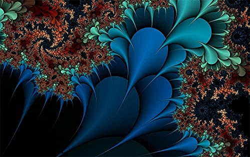1000 Rosa Puzzle Für Erwachsene Fractal Abstraktes Spielzeug Pädagogisches Puzzle Kreative Papierfamilie Für Kinder Weihnachtsgeschenke50x70cm von LNTYW