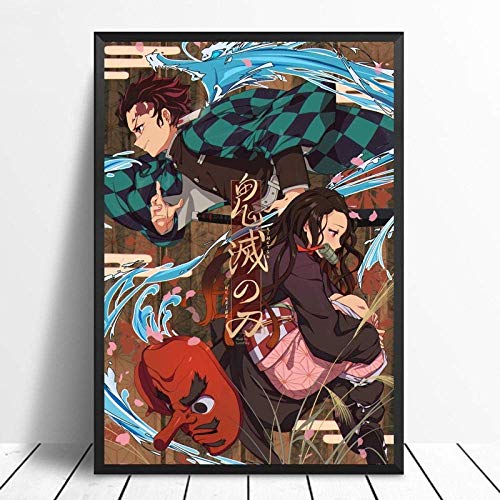 Dämonen Puzzles Puzzle, 1000 Teile Slayer Anime Ölgemälde Papier Erwachsene Puzzles, Kinder Kinder Lernspiel 38x52cm von LNTYW