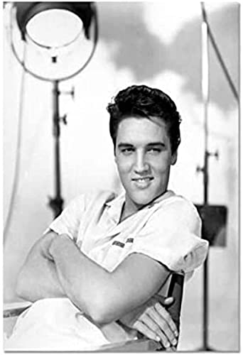 Papier Puzzle 1000 Teile Sänger und Schauspieler Elvis Presley Puzzles Lernspielzeug für Erwachsene Geburtstagsgeschenk26x38cm von LNTYW