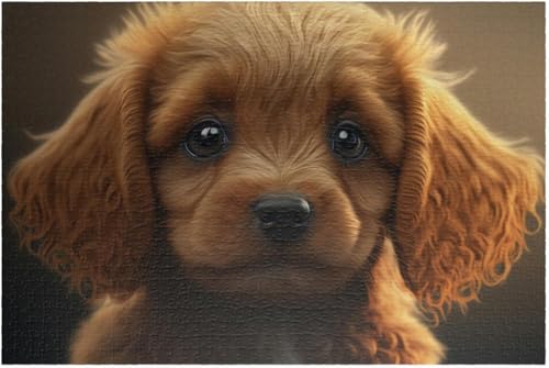 Puzzle 1000 Teile, Cavalier King Charles Hund, Papierpuzzle für Erwachsene/Jugendliche, Heimdekoration, buntes Puzzle, schwierige Herausforderung, Puzzlespiele, Geschenke für Tierliebhaber, 50 x 70 cm Puzzle 1000 Teile, Cavalier King Charles Hund, Papierpuzzle für Erwachsene/Jugendliche, Heimdekoration, buntes Puzzle, schwierige Herausforderung, Puzzlespiele, Geschenke für Tierliebhaber, 50 x 70 cm von LNTYW