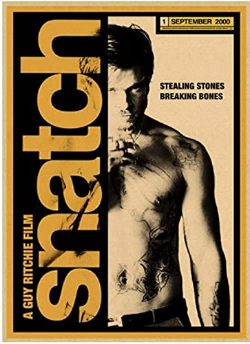 Puzzle 1000 Teile Papierzusammenbau Bild Snatch Filmposter Spiele für Erwachsene Lernspielzeug26x38cm von LNTYW