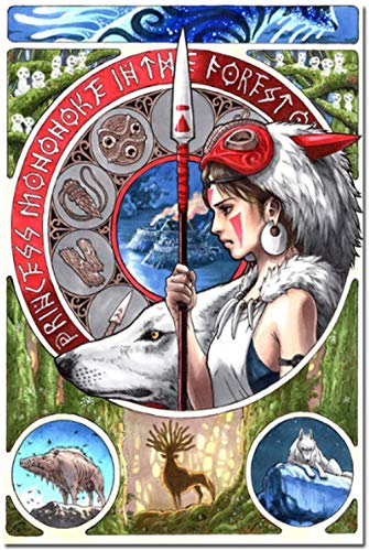 Puzzle 1000 Teile Prinzessin Mononoke Poster Anime Film Silk Poster Miyazaki Comic Poster PapierFür Erwachsene Kinder Spiele Lernspielzeug50x70cm Puzzle 1000 Teile Prinzessin Mononoke Poster Anime Film Silk Poster Miyazaki Comic Poster PapierFür Erwachsene Kinder Spiele Lernspielzeug50x70cm von LNTYW