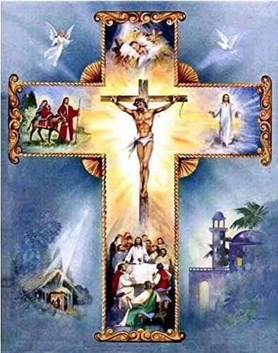 Puzzle 1000 Teile Puzzle für Erwachsene Kreuz Jesus Religion Porträt Papierpuzzle Wohnkultur Lernspiele Großes Puzzlespiel Spielzeug Geschenk 26 x 38 cm Puzzle 1000 Teile Puzzle für Erwachsene Kreuz Jesus Religion Porträt Papierpuzzle Wohnkultur Lernspiele Großes Puzzlespiel Spielzeug Geschenk 26 x 38 cm von LNTYW