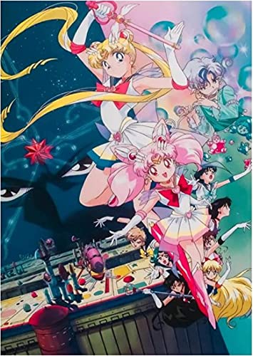 LNTYW Anime Sailor Moon Puzzle 2000 Stücke 70x100cm Erwachsene & Kinder ab 14 Jahren von LNTYW