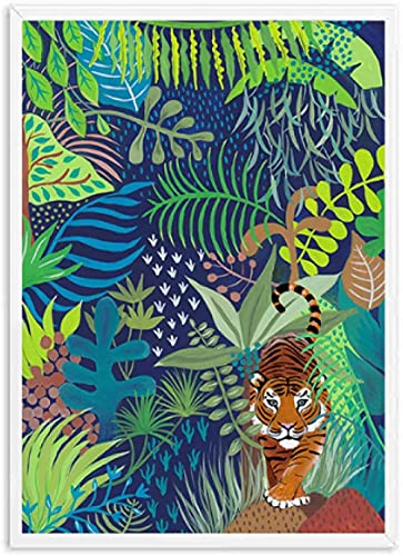 Puzzle 2000 Teile Faultier AFFE Tiger Dschungel Nordischer Regenwald Baum Nordisches PapierFür Erwachsene Kinder Spiele Lernspielzeug70x100cm Puzzle 2000 Teile Faultier AFFE Tiger Dschungel Nordischer Regenwald Baum Nordisches PapierFür Erwachsene Kinder Spiele Lernspielzeug70x100cm von LNTYW