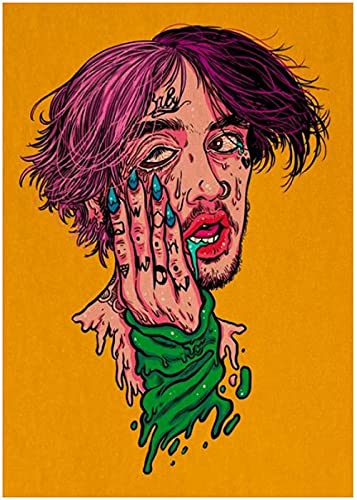Puzzle 2000 Teile PapierZusammenbau Bild Rapper Lil Peep Poster Spiele für Erwachsene Lernspielzeug70x100cm von LNTYW