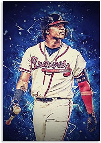 Puzzle 2000 Teile Puzzle Ronald Acuna Baseball Spieler Poster Erwachsene Kinder Papierspielzeug Lernspiel70x100cm von LNTYW