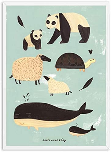 Puzzle 2000 Teile Tiger Panda Leopard Papagei Dschungel Nordic PaperFür Erwachsene Kinder Spiele Lernspielzeug70x100cm von LNTYW