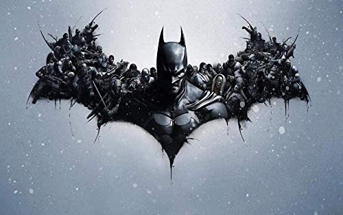 Puzzle 2000 Teile für Erwachsene Maske Batman Pädagogisches intellektuelles Dekompressionsspielzeug Spaß Familienspiel für Kinder Erwachsene70x100cm von LNTYW