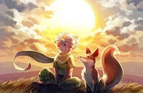 Puzzle für Erwachsene 1000 Teile Impossible Puzzle-Marvel Der kleine Prinz Anime Filmplakat Dekompression Erwachsene Lernspielzeug Geschenke Spiel26x38cm von LNTYW