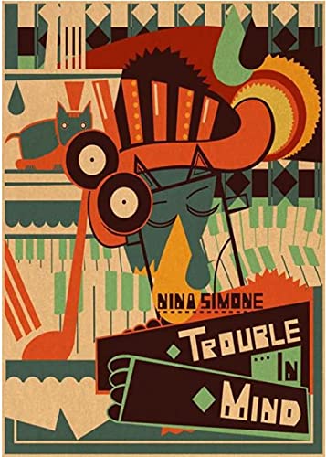 Puzzles 1000 Teile PapierZusammenbau Bild Nina Simone Poster Erwachsene Spiele Lernspielzeug38x52cm von LNTYW