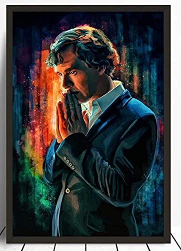 Puzzles 2000 Teile PapierZusammenbau Bild Benedict Cumberbatch Poster Spiele für Erwachsene Lernspielzeug70x100cm von LNTYW