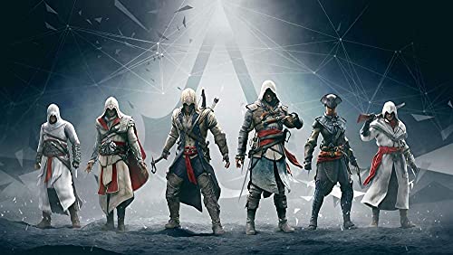Puzzles 2000 Teile für Erwachsene Assassins Creed Pädagogisches intellektuelles Dekompressionsspielzeug Spaß Familienspiel für Kinder Erwachsene70x100cm von LNTYW
