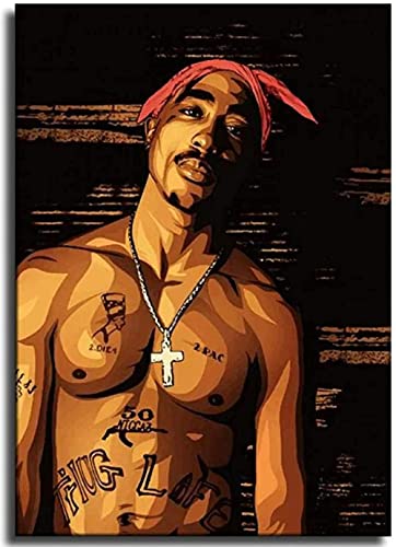 Puzzles Puzzle 1000 Teile PapierZusammenbau Bild Rapper 2Pac Poster Erwachsene Spiele Lernspielzeug50x70cm von LNTYW