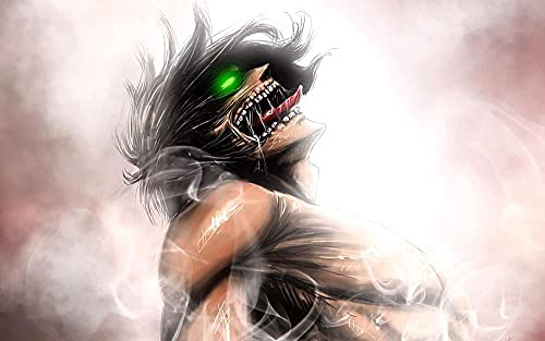 Puzzles für Erwachsene 1000 Teile Anime Attack On Titan Puzzles für Kinder Lernspielzeug Intellektuelles Spiel Geschenk Teens DIY Home Entertainment26x38cm von LNTYW