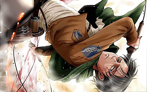 Puzzles für Erwachsene 1000 Teile Anime Attack On Titan Puzzles für Kinder Lernspielzeug Intellektuelles Spiel Geschenk Teens DIY Home Entertainment26x38cm von LNTYW