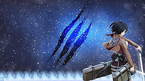 Puzzles für Erwachsene 1000 Teile Anime Attack On Titan Puzzles für Kinder Lernspielzeug Intellektuelles Spiel Geschenk Teens DIY Home Entertainment38x52cm von LNTYW