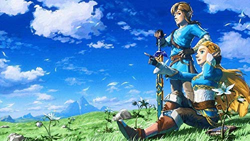 Puzzles für Erwachsene 1000 Teile Legend of Zelda Puzzles für Kinder Lernspielzeug Intellektuelles Spiel Geschenk Teens DIY Home Entertainment Spielzeug 50x70cm Puzzles für Erwachsene 1000 Teile Legend of Zelda Puzzles für Kinder Lernspielzeug Intellektuelles Spiel Geschenk Teens DIY Home Entertainment Spielzeug 50x70cm von LNTYW