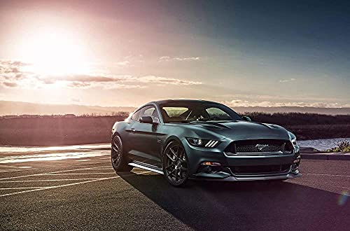 Puzzles für Erwachsene 1000 Teile Mustang Shelby GT Puzzles für Kinder Lernspielzeug Intellektuelles Spiel Geschenk 50x70cm von LNTYW