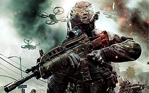 Puzzles für Erwachsene 1000 Teile Spiel Call Duty Ghosts Puzzles für Kinder Lernspielzeug Intellektuelles Spiel Geschenk Teens DIY Home38x52cm von LNTYW