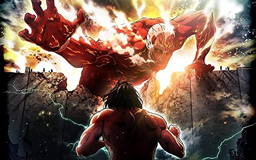 Puzzles für Erwachsene 2000 Teile Anime Attack On Titan Puzzles für Kinder Lernspielzeug Intellektuelles Spiel Geschenk Teens DIY Home Entertainment70x100cm von LNTYW