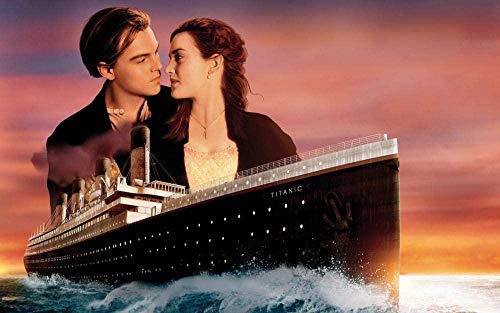 Puzzles für Erwachsene 2000 Teile Film Titanic Puzzles für Kinder Lernspielzeug Intellektuelles Spiel Geschenk Teens DIY Home Entertainment70x100cm von LNTYW