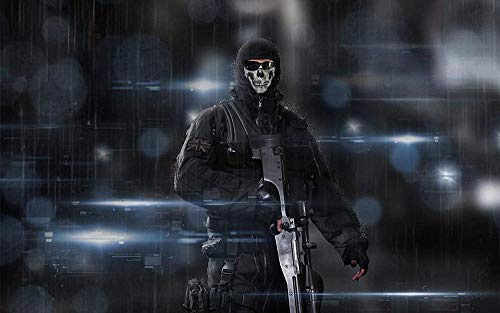 Puzzles für Erwachsene 2000 Teile Spiel Call Duty Ghosts Puzzles für Kinder Lernspielzeug Intellektuelles Spiel Geschenk Teens DIY Home Entertainment70x100cm von LNTYW