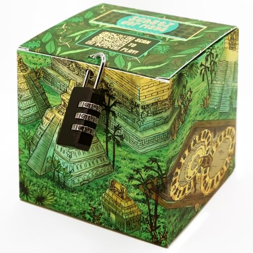 Rätselbox – Escape Room Geschenkbox im Tempel-Abenteuer-Stil – Schatzsuche als kreative Geschenkidee – Verpackung für Geburtstag, Geldgeschenke & Gutscheine von LOCKED Adventures