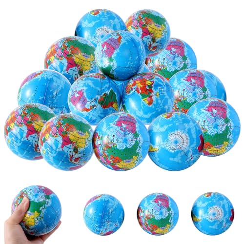 20 Stück Antistressball Weltkugel,5.5CM Stressball Globus Klein,Anti Stress Bälle,Mini Globus Stressball,Anti Stress Spielzeug Bälle,Mini Globus Kinder,Stressball Globus für Kinder Erwachsene 20 Stück Antistressball Weltkugel,5.5CM Stressball Globus Klein,Anti Stress Bälle,Mini Globus Stressball,Anti Stress Spielzeug Bälle,Mini Globus Kinder,Stressball Globus für Kinder Erwachsene von LOEPENLE