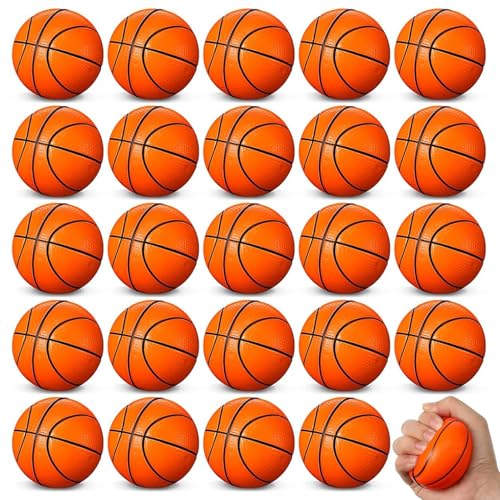 24Pcs Stressbälle, 5cm Mini-Stress-Übungsbälle,Antistressball,Mini Stressbälle Schaumstoff-Anti-Stress-Bälle, Softbälle, Basketball-Stressbälle, Anti-Stress-Bälle, Basketball 24Pcs Stressbälle, 5cm Mini-Stress-Übungsbälle,Antistressball,Mini Stressbälle Schaumstoff-Anti-Stress-Bälle, Softbälle, Basketball-Stressbälle, Anti-Stress-Bälle, Basketball von LOEPENLE