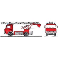 LOEWE 4018 H0 Magirus Deutz "Zeta" 90 M 5 - DL 18, Berliner Feuerwehr LOEWE 4018 H0 Magirus Deutz "Zeta" 90 M 5 - DL 18, Berliner Feuerwehr von LOEWE MODELLBAHNZUBEHÖR