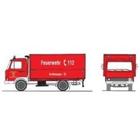 LOEWE 4022 H0 Magirus Deutz "Zeta" 90 M 5 - Gerätewagen Öl, FW Netphen von LOEWE MODELLBAHNZUBEHÖR