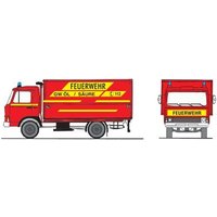 LOEWE 4025 H0 Magirus Deutz "Zeta" 90 M 5 - Gerätewagen Öl mit Signalstreifen von LOEWE MODELLBAHNZUBEHÖR