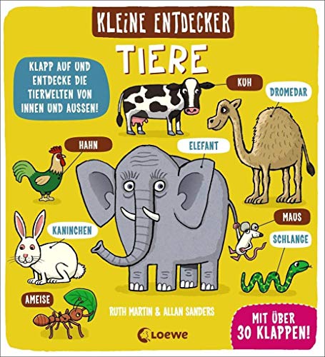 Kleine Entdecker - Tiere: Interaktives Sachbuch mit Klappen für Kinder ab 3 Jahren von LOEWE