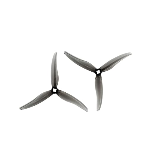 LOFLRCFE 5130 5-Zoll-3-Blatt-Propeller for FPV-Rennen(5130 2Pairs Grey) von LOFLRCFE