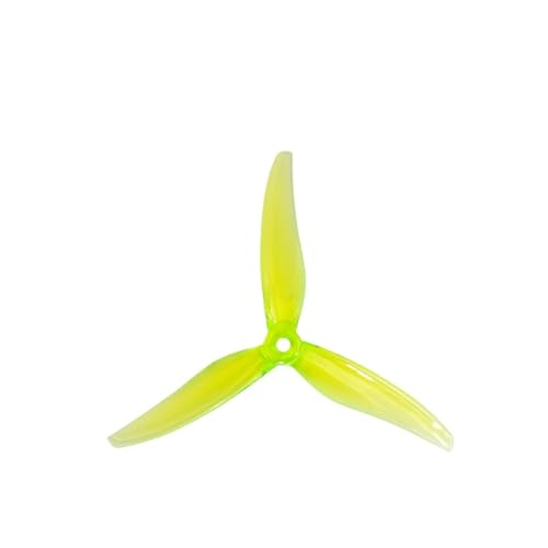 LOFLRCFE 5131 0,5 Zoll 3-Blatt-PC-Propeller for 2306/2207 Motor-FPV-Drohnen(5131 2Pairs Yellow) von LOFLRCFE