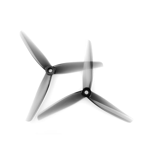 LOFLRCFE 6x2,5x3 6 Zoll 3-Blatt-Propeller (2CW+2CCW) Polycarbonat Hellgrau for FPV-Drohne von LOFLRCFE
