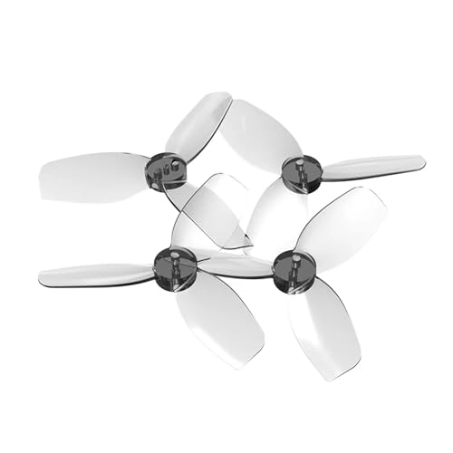 LOFLRCFE DT63mm X3 V2 2,5" 3-Blatt FPV-Drohnenpropeller (2CW+2CCW) Grau for B-E25 Whoop von LOFLRCFE