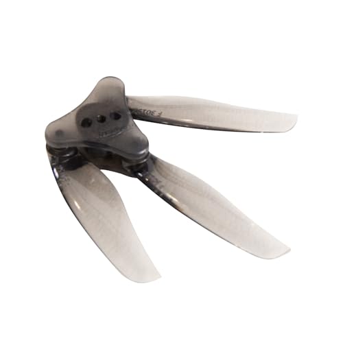 LOFLRCFE F3015 3 Zoll Faltbarer Kanalpropeller, tragbar, 3-Blatt, for T-rav FPV-Drohnen(2Pairs Grey) von LOFLRCFE