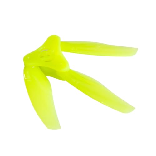 LOFLRCFE F3015 3 Zoll Faltbarer Kanalpropeller, tragbar, 3-Blatt, for T-rav FPV-Drohnen(2Pairs Yellow) von LOFLRCFE